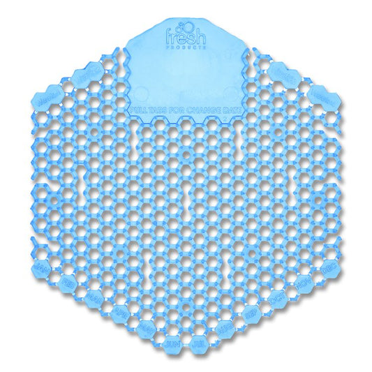 Wave 3D Urinal Deodorizer, Cotton Blossom Scent, Blue, 10/Box, 6 Boxes/Carton