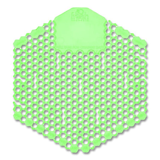 Wave 3D Urinal Deodorizer, Cucumber Melon Scent, Green, 10/Box
