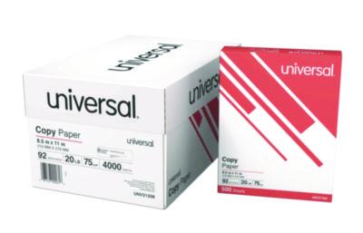 UNV21208 PAPER,COPY,92B,20LBS,8RM