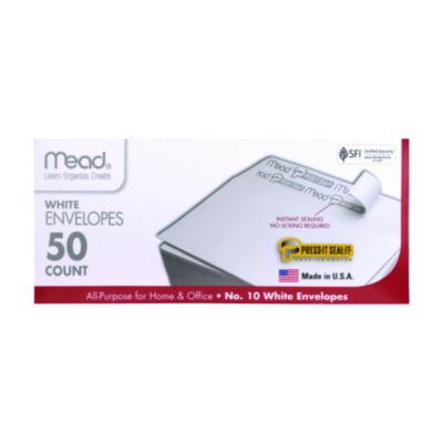 MEA75024 ENVEL,#10,PLN,S/S,#20,50B