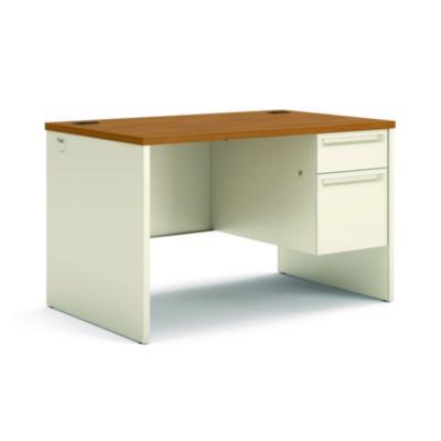 HON38251CL DESK,SGLPED,48",HARVEST