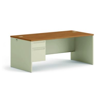 HON38294LCL DESK,SGLPED,72",HARVEST