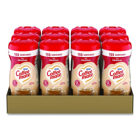 Non-Dairy Powdered Creamer, Original, 11 oz Canister, 12/Carton