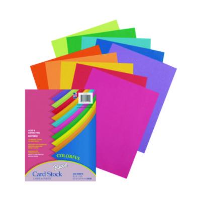 PAC101199 CARD,STOCK,250/PK,AST