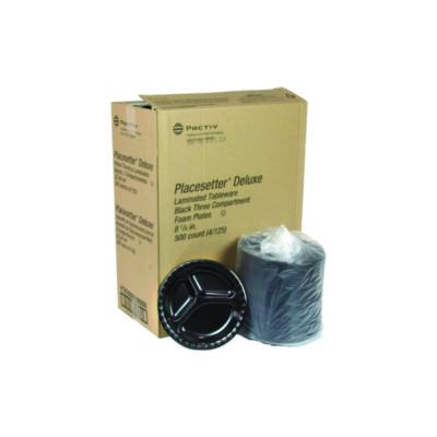 PCTYTKB00110000 PLATE,9",3-COMP,500,BK