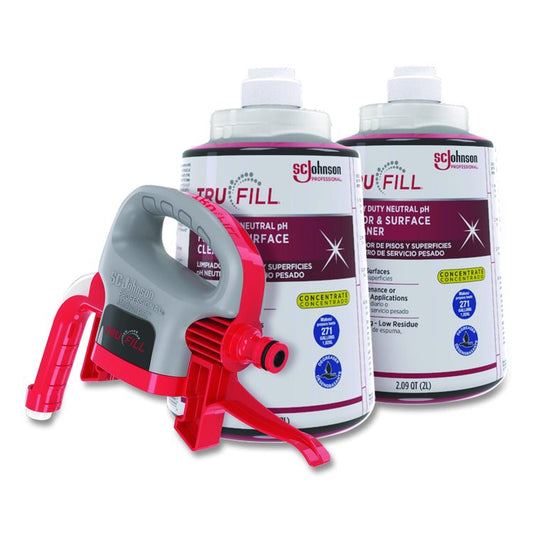 TruFill Starter Pack, Fresh Scent, Two 2 L Cartridges, One Dispenser Head