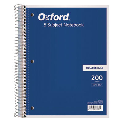 TOP65581 NOTEBOOK,5SUB,CLGE RLE,WH