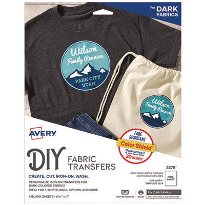 AVE3279 TRANSFER,DARK T-SHIRT