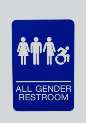 USS7780 SIGN,ALL GENDER ROOM,BE