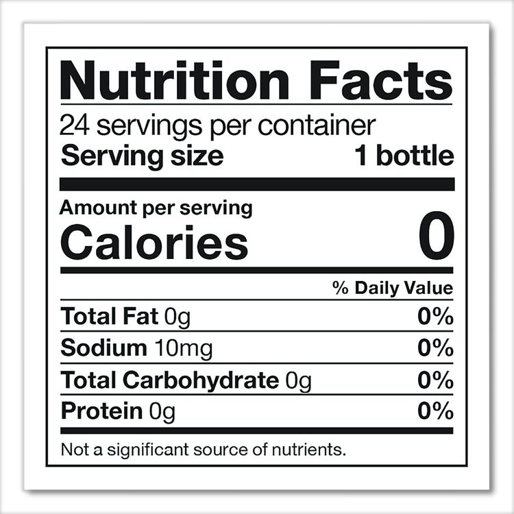 Water, 16.9 oz Bottle, 24/Pack