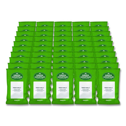 French Vanilla Coffee Fraction Packs, 2.2 oz, 50/Carton
