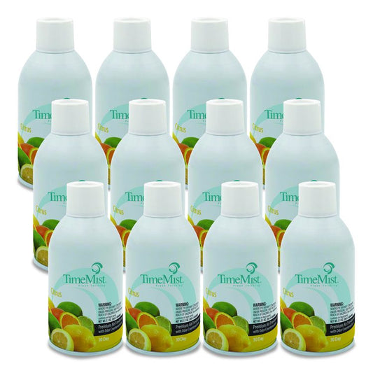 Premium Metered Air Freshener Refill, Citrus, 7.1 oz Aerosol Spray (Each)
