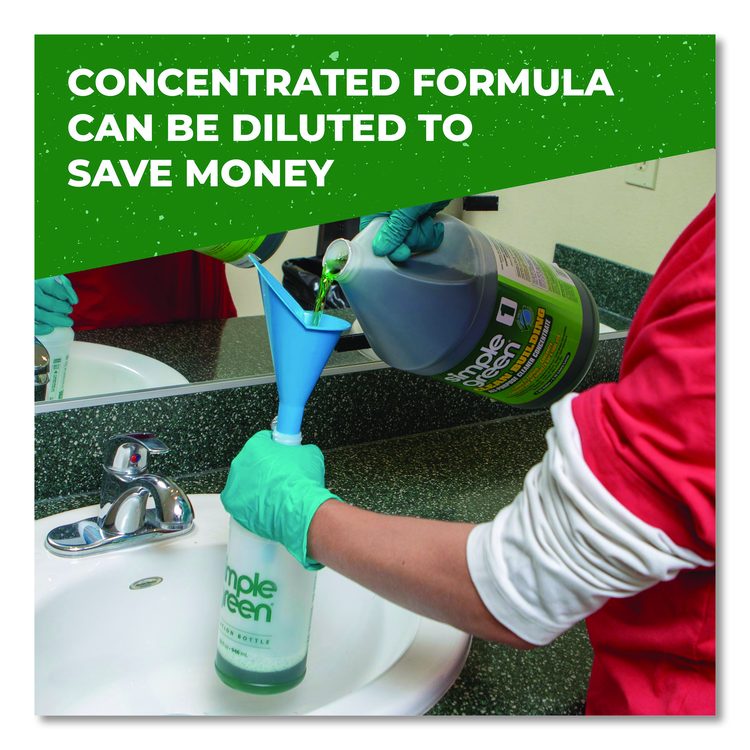 Clean Building All-Purpose Cleaner Concentrate, Unscented, 1 gal Bottle, 2/Carton