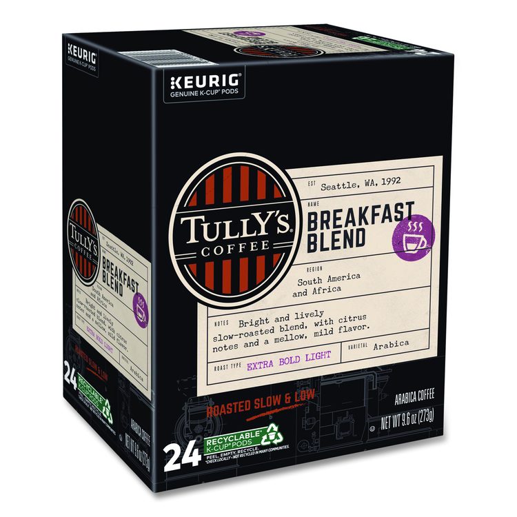 Breakfast Blend Coffee K-Cups, 24/Box