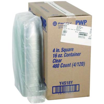 PCT4S18Y CONTAINER,4",480-16OZ,CLR