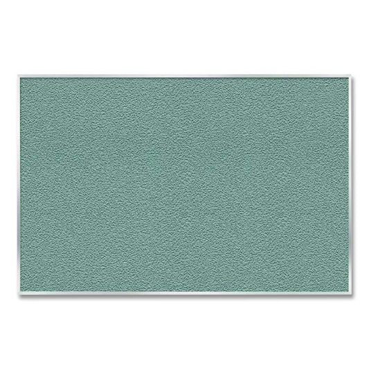 Vinyl Bulletin Board with Aluminum Frame, 87.91" x 48.5", Stone Surface, Satin Aluminum Frame