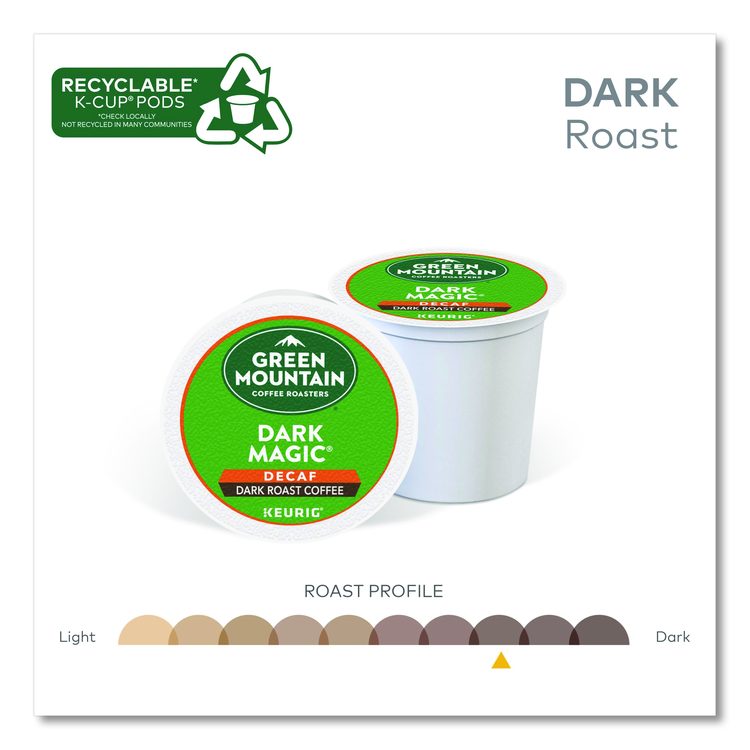 Dark Magic Decaf Extra Bold Coffee K-Cups, 96/Carton