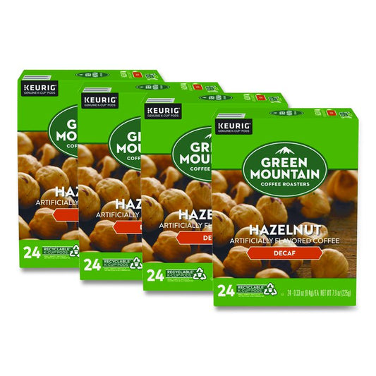 Hazelnut Decaf Coffee K-Cups, 96/Carton