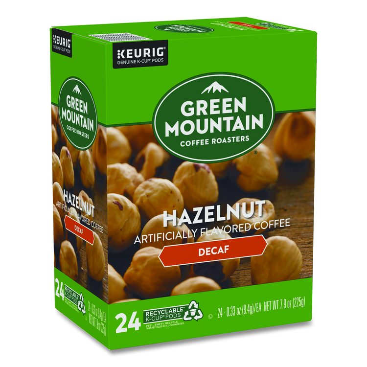 Hazelnut Decaf Coffee K-Cups, 96/Carton