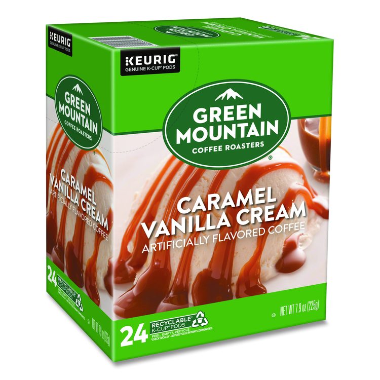 Caramel Vanilla Cream Coffee K-Cups, 96/Carton