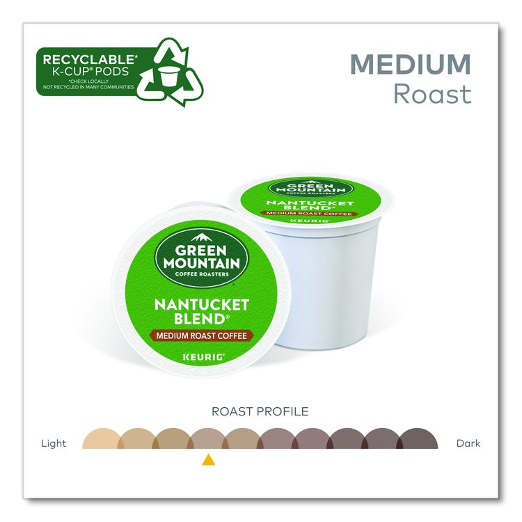 Nantucket Blend Coffee K-Cups, 24/Box