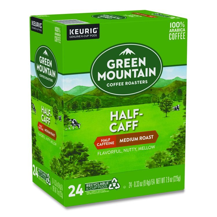 Half-Caff Coffee K-Cups, 96/Carton
