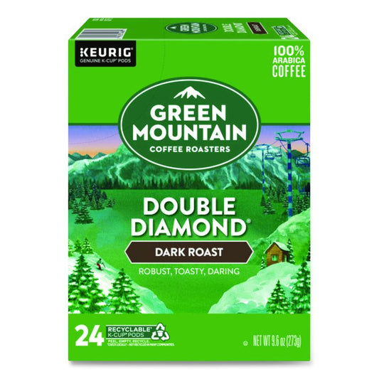 Double Black Diamond Extra Bold Coffee K-Cups, 24/Box