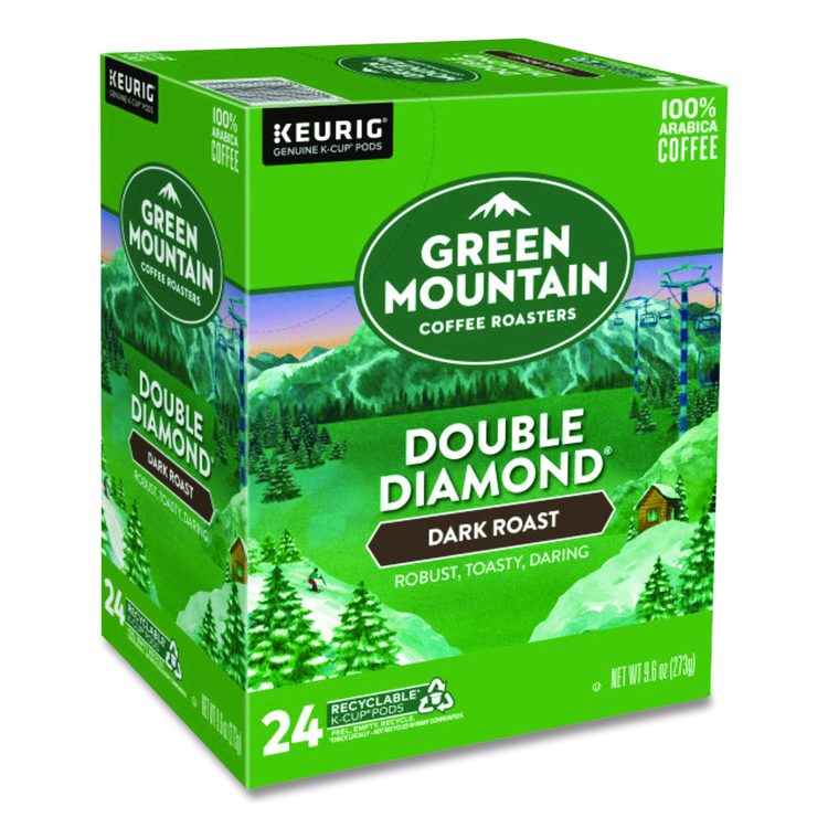 Double Black Diamond Extra Bold Coffee K-Cups, 24/Box