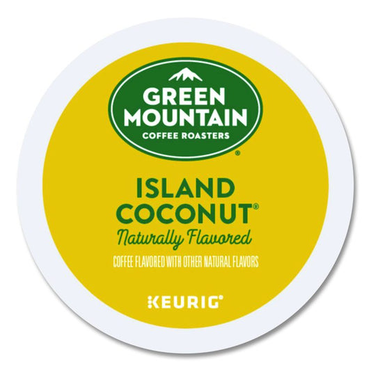 Island Coconut Coffee K-Cup Pods, 96/Carton