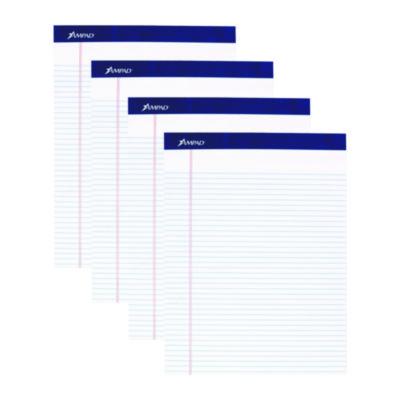 TOP20315 PAD,NRULED,LTR,4/PK,WH