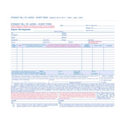 ABF9013 FORM,BILL LAD 3PT 50PK