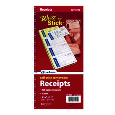 ABFSC1152WS BOOK,RCPT,STCK,2PT,200/ST