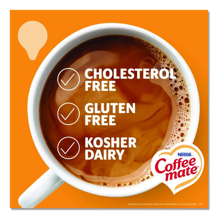 Liquid Coffee Creamer, Pumpkin Spice, 0.38 oz Mini Cups, 50/Box, 4 Boxes/Carton