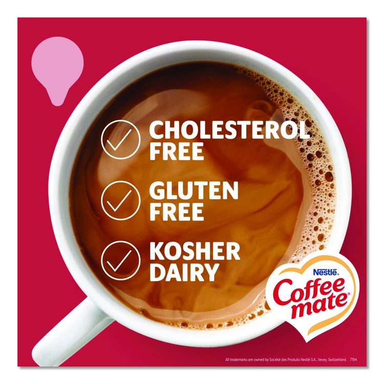 Liquid Coffee Creamer, Peppermint Mocha, 0.38 oz Mini Cups, 50/Box
