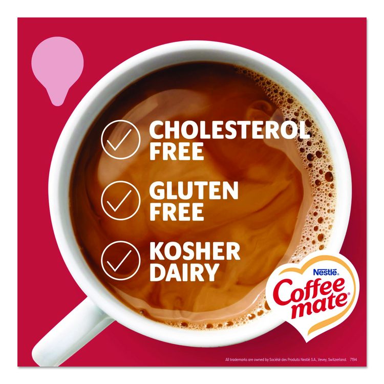 Liquid Coffee Creamer, Peppermint Mocha, 0.38 oz Mini Cups, 50/Box, 4 Boxes/Carton