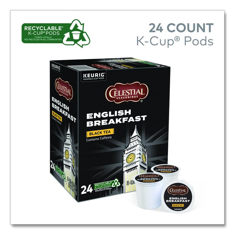 English Breakfast Black Tea K-Cups, 96/Carton