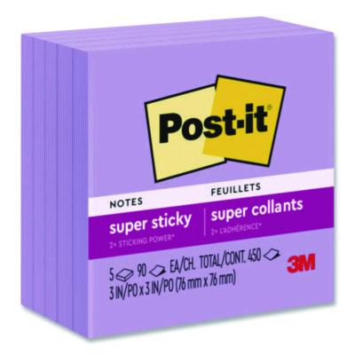 MMM6545SSCG NOTE,POST-IT 3X3,PPL,5PK