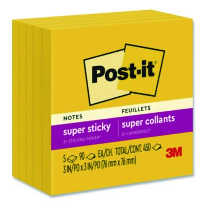 MMM6545SSY NOTE,POST-IT 3X3,YLW 5PK