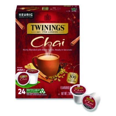 TWGTNA09954 COFFEE,KCUP,CHAI TEA 24BX