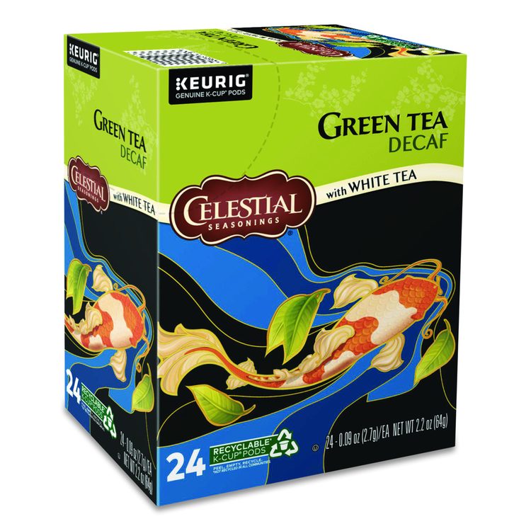 Decaffeinated Green Tea K-Cups, 96/Carton