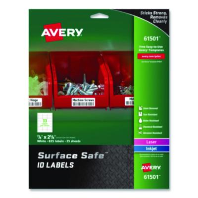 AVE61501 LABEL,7/8X2/8",REM,825,WH