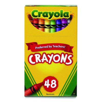 CYO520048 CRAYON,WAX,48/BX,ASSTD