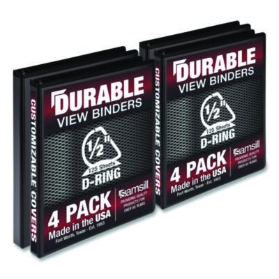 SAMMP46410 BNDR,DUR,.5",VW,DR,4PK,BK