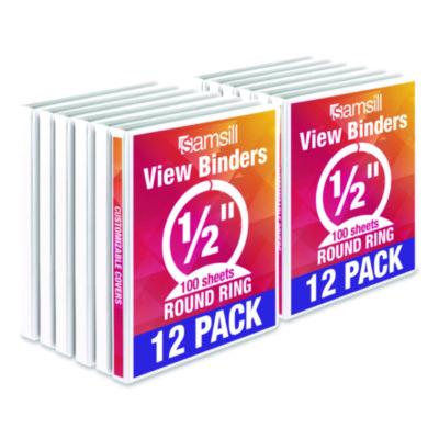 SAMI08517C BNDR,ECO,.5",VIEW,12,WH
