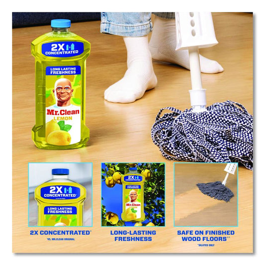 Multi-Surface Antibacterial Cleaner, Lemon Scent, 23 oz Bottle, 6/Carton