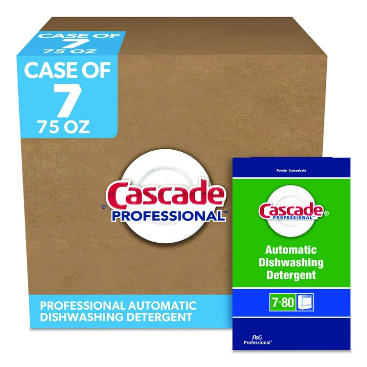 Automatic Dishwasher Detergent Powder, Fresh Scent, 75 oz Box, 7/Carton