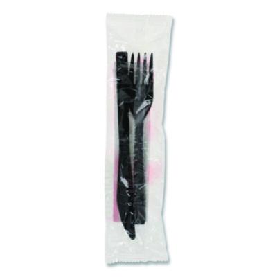 PCTGKFKNECH CUTLERY,HVY WGT KT,500,BK