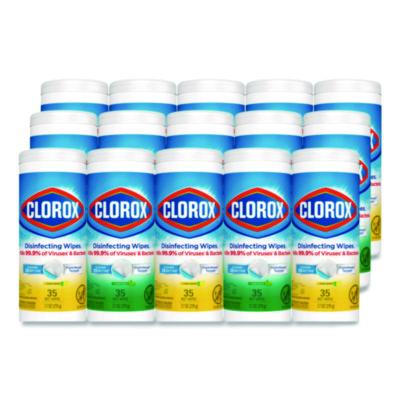 CLO30112CT WIPES,CLOROX,3PK/35CT,WH