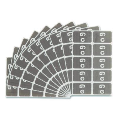 SMD67177 LABEL,FLDR,LETTER-G,1C/PK