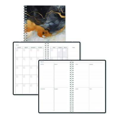 HOD212148 PLANNER,ND MO/WK GLD SMKE